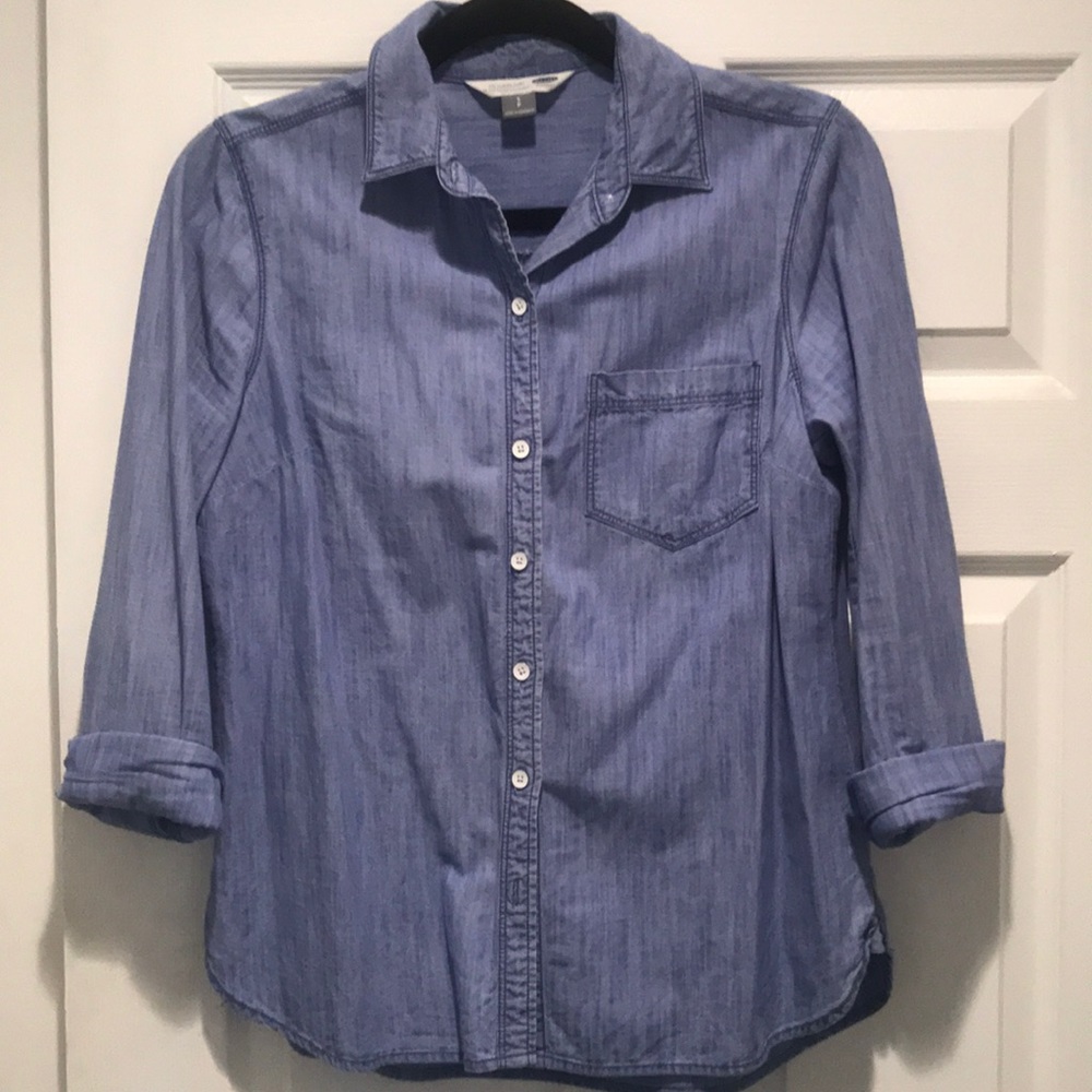 Chambray Collared Shirt